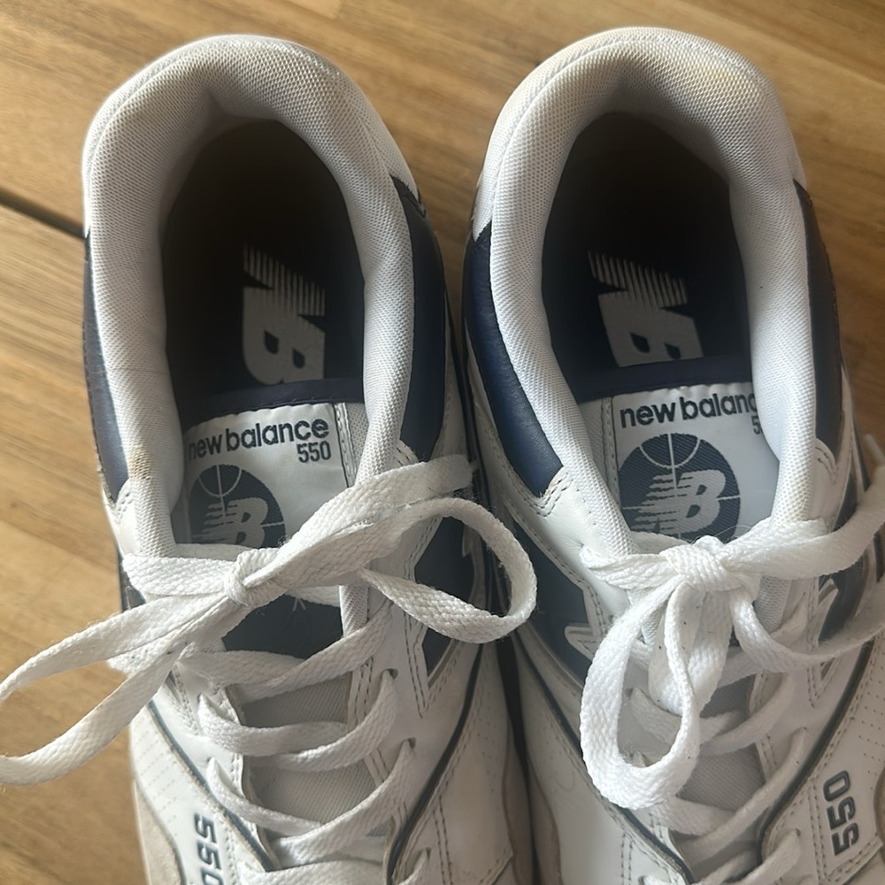 NEW BALANCE 550 navy blue sneakers - Picture 9 of 16